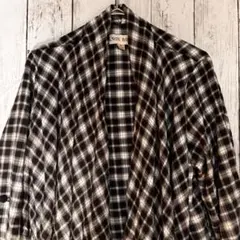 家*理様 KNOX ROSE チェック柄 ポンチョシャツ カーディガン Mサイズ