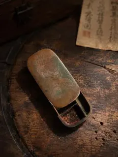 アンティーク 骨董品　矢立 携帯用 墨壺 (江戸後期から明治時代初期のもの) 2026年最新】矢立 筆の人気アイテム - メルカリ
