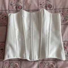 ビスチェ　白