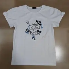 BeBe 半袖Tシャツ ホワイト 150のサムネイル