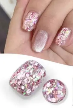 スパンコール　ホロ　ラメ　グリッター　カラージェル　ボーンプリティー　SG08