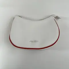 SHISEIDO ホワイト レッド ポーチのサムネイル