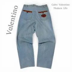 Calro Valentino ヴィンテージ デニム ロゴ Mサイズ 希少のサムネイル