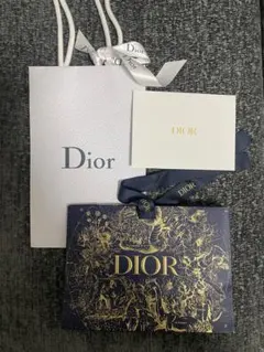Dior ディオール ショップ袋 3点セット　リボン付き