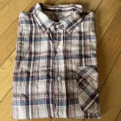 SAVE KHAKI UNITEDチェック柄長袖シャツ M