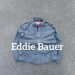 90s Eddie Bauer 裏生地チェック ジャケット C-boy y2k