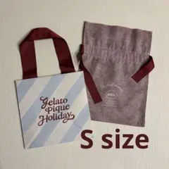 Gelato Pique クリスマス限定ショップ袋&巾着セット　Sサイズ