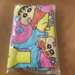 新品☆クレヨンしんちゃん プリントフェイスタオル フレンズ