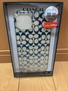 新品　COACH iPhone 14 Plus ソフトバンク限定 クリア