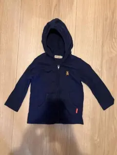 ミキハウス MIKI HOUSE　パーカー　90cm 　ネイビー