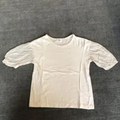 A canBパフスリーブTシャツ アイボリー 130のサムネイル