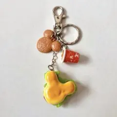 ディズニー　リゾート　ミッキー　キーチェーン　キーホルダー　ミニチュア