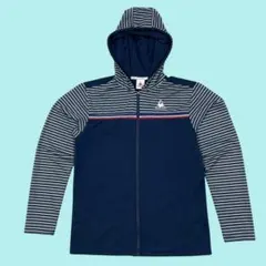 ★極美品★le coq ルコック フード付 ジップジャケット S ゴルフ テニス