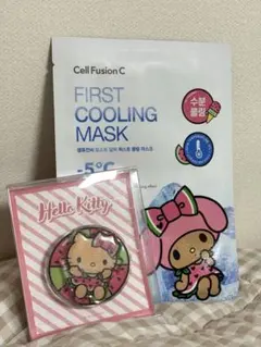 【即購入OK】オリーブヤング×サンリオ　シートマスク　スマホグリップセット