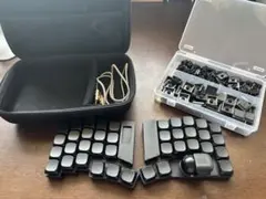 keyball39 黒仕様 親指ロープロ静音軸+親指レアキーキャップ - Mercari