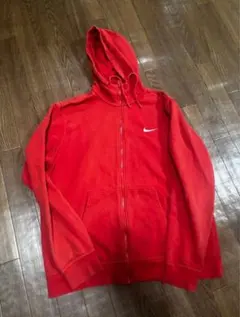 Nike フルジップパーカー XL 赤