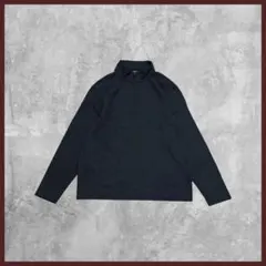 US古着 VAN HEUSEN 無地サーマル 長袖カットソー ハーフジップ XL