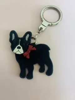 kate spade フレンチブルドッグ キーホルダー