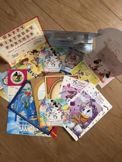 Disney ポストカード　バースデーカードなどセット⭐︎レア