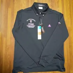 新品 le coq sportif ルコック ゴルフ ポロシャツ 長袖 黒 M