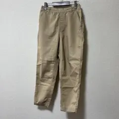 ベージュ チノパン ウエストゴム スリムフィット