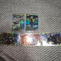 にゃんこ大戦争カードセット(超激レア4枚、激レア1枚)計5枚