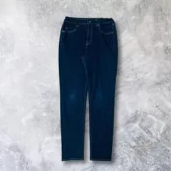 UNIQLO ストレッチデニム ダークブルー 160