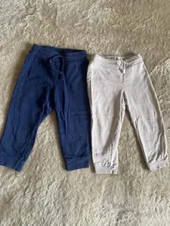 美品 H&Mスウェットパンツ/80サイズ/2枚セット 90cm