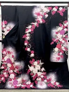 振袖 金彩 紋意匠 薔薇 身丈171cm 撥水加工済 HKT244 - メルカリ
