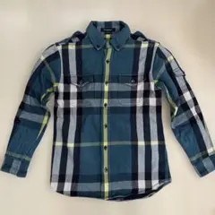 【訳あり】バーバリー　長袖シャツ　ジャケットシャツ　140cm