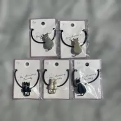 猫　ヘアゴム　新品未開封　5点セット