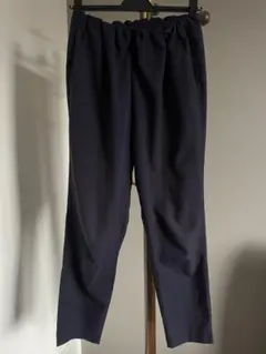 タケオキクチTK ネイビー カジュアルパンツ レディースS テーパード長ズボン