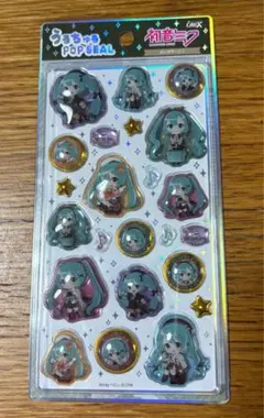 うるちゅるポップシール　初音ミク