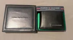 TOMMY HILFIGER ブラック 二つ折り財布