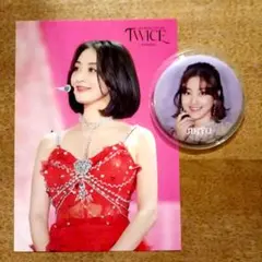 【TWICE goods】 ジヒョ FCラントレ 缶バッチ付き