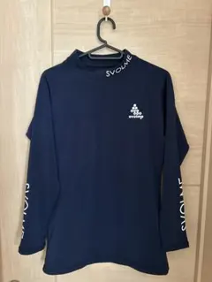 svolme インナーシャツ　メンズL ネイビー 裏起毛