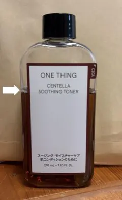 ONE THING ワンシング ツボクサ トナー 150mlのサムネイル