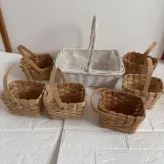 カゴ バスケットセット 묶음 판매 ♡ 結婚式 フラワーガール ウェルカムスペース