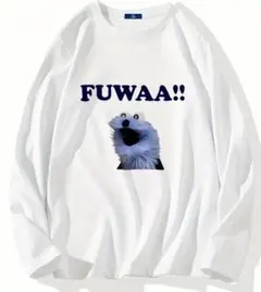 【早い者勝ち休日限定割引】 グラフィック　ホワイト長袖　XL