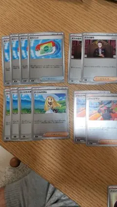 ポケパット4枚　ボスの指令2枚　ジャッジマン2枚　リーリエの決心4枚　全てミラー