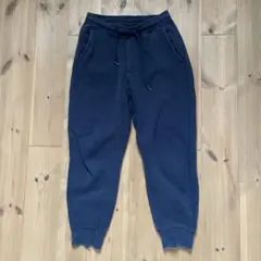 ユニクロ　UNIQLO スウェットパンツ　ネイビー　メンズ　ボア