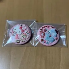 サンリオ　刺繍缶バッチ　セット