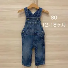GAP デニムオーバーオール 80 12-18ヶ月