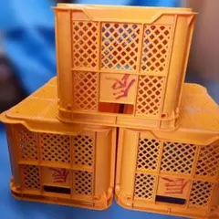 激レア☆昭和レトロポップみかん箱「有田みかん」プラスチック蓋付き 