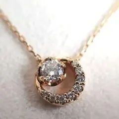 ヴァンドーム アオヤマ リュール ネックレス ダイヤモンド 0.37ct 