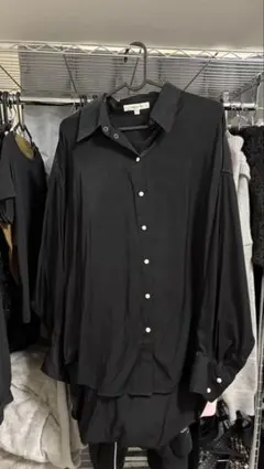 MOUSSY 長袖シャツ ブラック フリーサイズのサムネイル