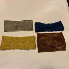 ヘアバンド4点セット まとめ売り ナチュラル