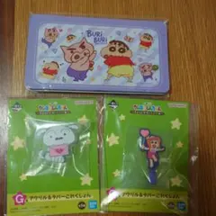 【クレヨンしんちゃん】色鉛筆+アクリル&ラバーコレクション