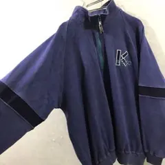 90ｓ ＫＥＮＺＯ ビッグロゴ ハーフジップ スウェット ヴィンテージ 紺 4