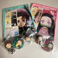 鬼滅の刃 一番くじ 炭治郎 ねずこ タオル ラバーストラップ ちょこのっこ